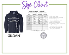 Load image into Gallery viewer, Youth Hooded Sweatshirt with Full Zipper