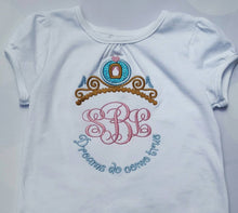 Load image into Gallery viewer, Blue Petti Tutu Set - Monogram Bodysuit - Dreams Do Come True Bodysuit - Embroidered T-Shirt - Cake Smash Outfit - Tutu Set - Birthday Set