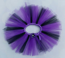 Load image into Gallery viewer, First Birthday Tutu Set - Purple and Black Tutu - Purple Tutu - First Birthday Bodysuit - Black Tutu - Cake Smash - Custom Embroidery Set