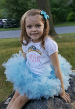 Load image into Gallery viewer, Blue Toddler Tutu - Blue Tutu - Blue Petti - Cinderella Tutu - Girls Blue Petti - Baby Tutu- Petti - Newborn Tutu - Birthday Tutu - Tutu