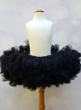 Load image into Gallery viewer, Black Toddler Tutu - Black Tutu - Black Petti - Cat Tutu - Girls Black Petti - Baby Tutu- Petti - Newborn Tutu -  Birthday Tutu - Tutu