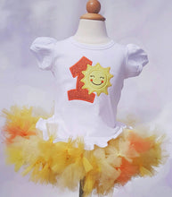 Load image into Gallery viewer, Yellow Toddler Tutu - Sunshine Tutu - Yellow Petti - Sun Tutu - Girls Yellow Petti - Baby Tutu- Petti - Newborn Tutu -  Birthday Tutu - Tutu