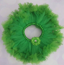 Load image into Gallery viewer, Green Toddler Tutu - Christmas Tutu - Green Petti - Irish Tutu - Girls Green Petti - Baby Tutu- Petti - Newborn Tutu - Birthday Tutu -Tutu