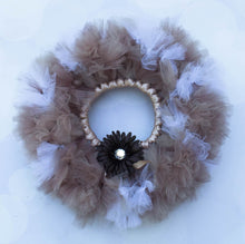 Load image into Gallery viewer, Tan and white Toddler Tutu - Fawn Tutu - Brown Tutu - Birthday Tutu - Girls Petti - Baby Tutu- Petti - Newborn Tutu - Costume Tutu - Tutu