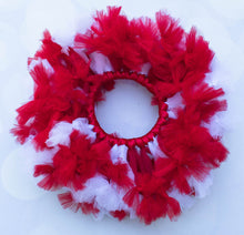 Load image into Gallery viewer, Red and White Toddler Tutu - Red Tutu - Red Petti - Birthday Tutu - Girls Pink Petti - Baby Tutu - Newborn Tutu - Christmas Tutu - Tutu