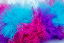 Load image into Gallery viewer, Bright Pink, Purple and Blue Over the Top Cakesmash Tutu