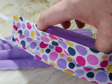 Load image into Gallery viewer, Ready to Ship Reusable Cotton Polka Dot Face Mask with Pocket for filter