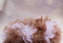 Load image into Gallery viewer, Tan and white Toddler Tutu - Fawn Tutu - Brown Tutu - Birthday Tutu - Girls Petti - Baby Tutu- Petti - Newborn Tutu - Costume Tutu - Tutu