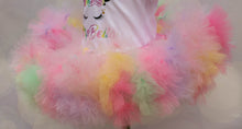 Load image into Gallery viewer, Over the Top Party Tutu in 3 shades of pink with mint, yellow and lavender