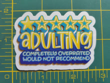 Load image into Gallery viewer, Adulting 1 Star Glossy Sticker