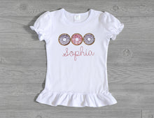 Load image into Gallery viewer, Doughnut Shirt - Donut Embroidered Top
