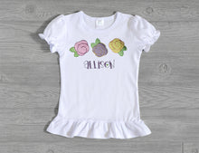 Load image into Gallery viewer, Spring Flower Top - Embroidered Flowers Shirt