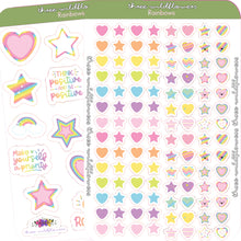 Load image into Gallery viewer, Rainbow Planner Stickers - Motivational Stickers