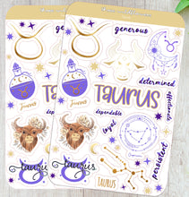 Load image into Gallery viewer, Taurus Stickers