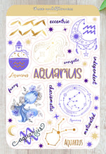 Load image into Gallery viewer, Aquarius Stickers