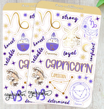 Load image into Gallery viewer, Capricorn Stickers