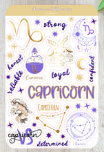 Load image into Gallery viewer, Capricorn Stickers
