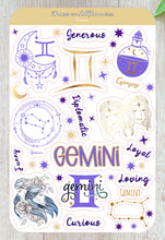 Load image into Gallery viewer, Gemini Stickers