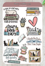 Load image into Gallery viewer, Reading Stickers, Bookish Stickers
