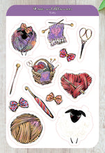 Load image into Gallery viewer, Stickers for Knitters, Crochet - Yarn Stickers - Sheep Stickers