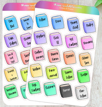 Load image into Gallery viewer, Bookish Stickers, Book Trope Stickers, Book Genre Stickers