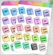 Load image into Gallery viewer, Bookish Stickers, Book Trope Stickers, Book Genre Stickers