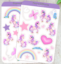 Load image into Gallery viewer, Unicorn Sticker Sheet - Unicorn Stickers