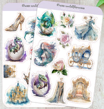 Load image into Gallery viewer, Fantasy and Fairytale Sticker Sheet