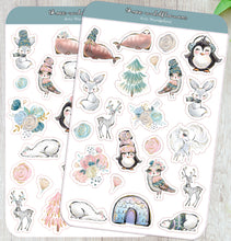 Load image into Gallery viewer, Artic Winter Wonderland Sticker Sheet