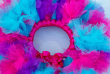 Load image into Gallery viewer, Bright Pink, Purple and Blue Over the Top Cakesmash Tutu
