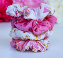 Load image into Gallery viewer, Set of 4 Scrunchies Ready to ship - Pink Scrunchie Set
