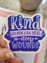 Load image into Gallery viewer, Kind Words Heal Sticker
