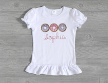 Load image into Gallery viewer, Doughnut Shirt - Donut Embroidered Top
