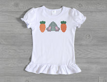 Load image into Gallery viewer, Bunny Butt Springtime Easter Embroidered Top
