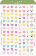 Load image into Gallery viewer, Rainbow Planner Stickers - Motivational Stickers
