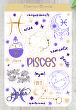 Load image into Gallery viewer, Pisces Stickers
