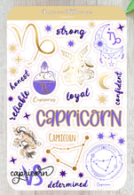Load image into Gallery viewer, Capricorn Stickers
