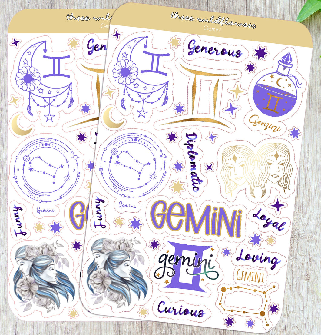 Gemini Stickers