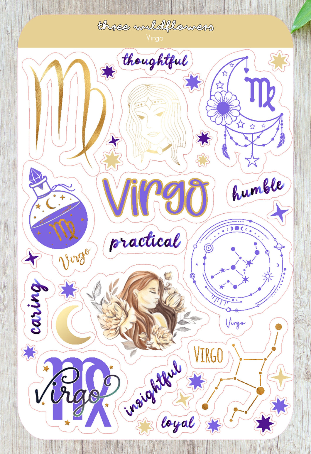 Virgo Stickers