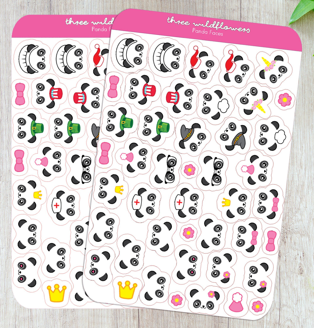 Panda Stickers, Panda Sticker Sheet