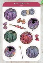Load image into Gallery viewer, Stickers for Knitters, Crochet - Yarn Stickers - Sheep Stickers
